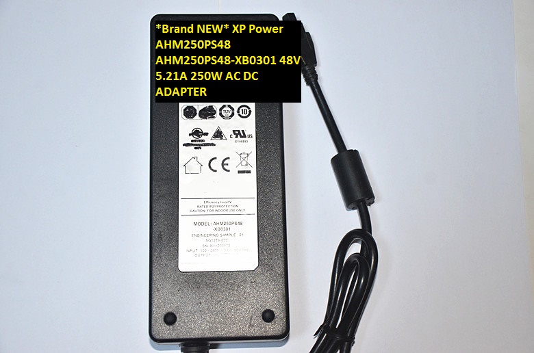 *Brand NEW* XP Power 48V 5.21A 250W AHM250PS48 AHM250PS48-XB0301 AC DC ADAPTER